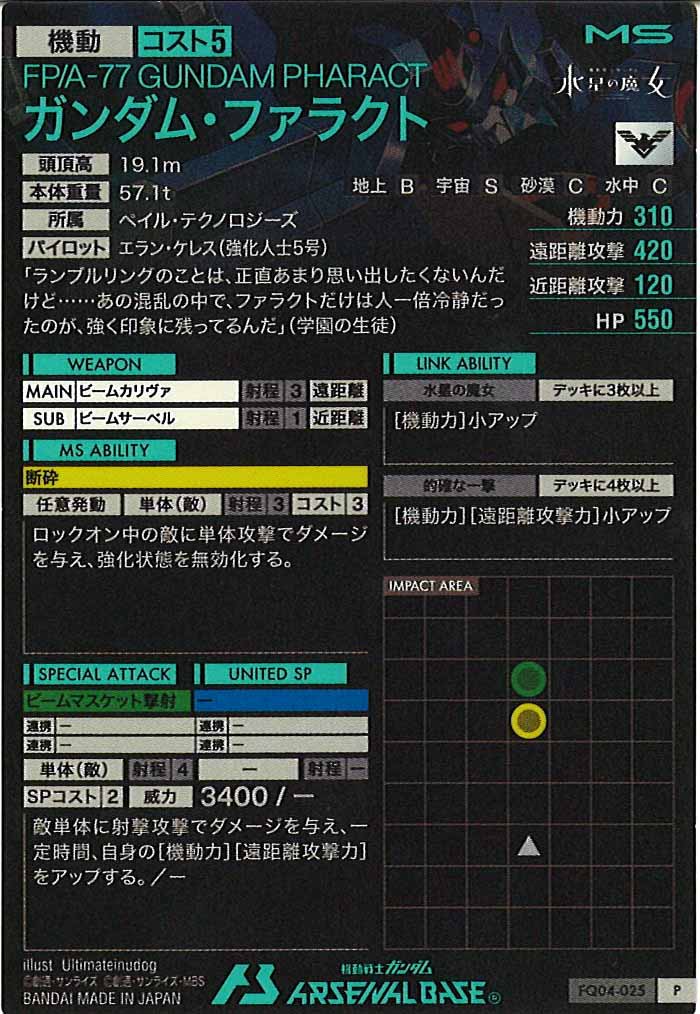 [FQ04]ガンダム・ファラクト【P】FQ04-025