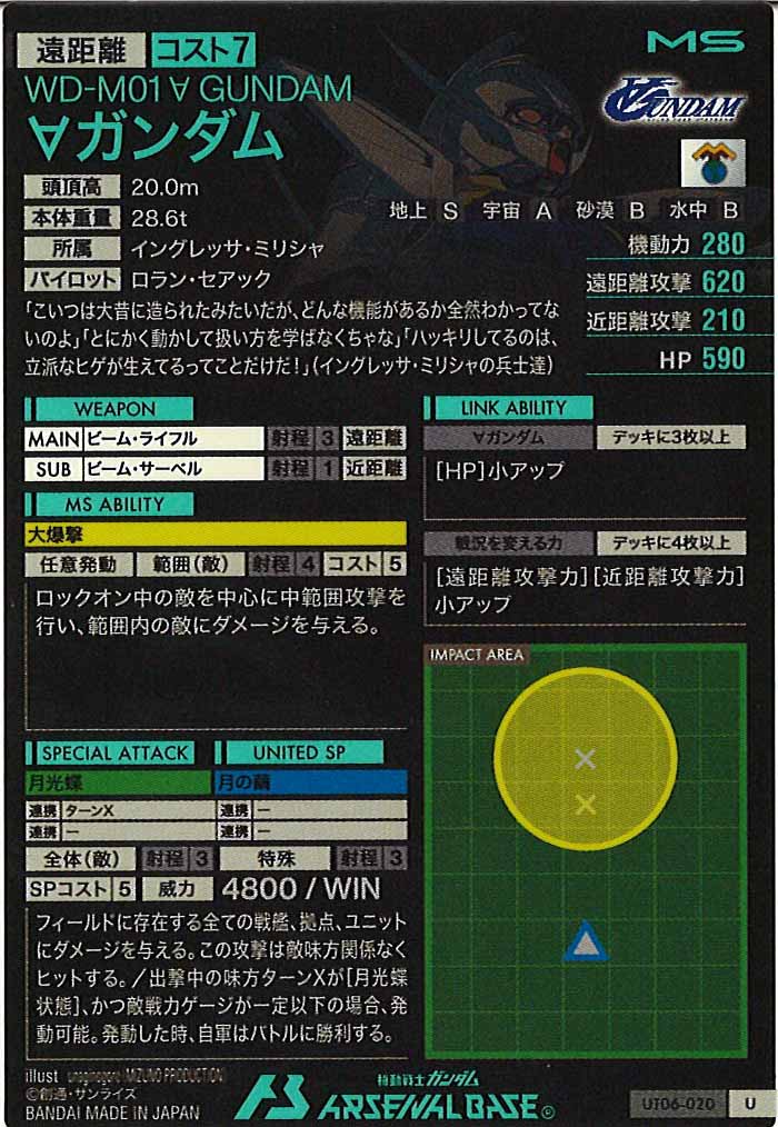 [UT06]∀ガンダム【U】UT06-020