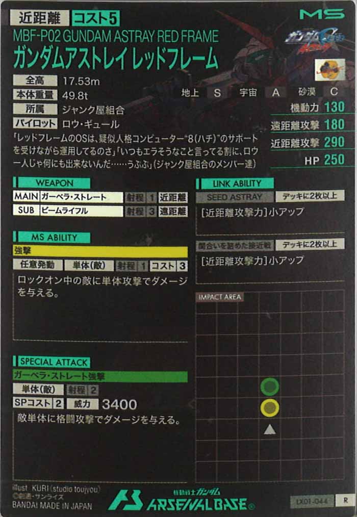 [LX01]ガンダムアストレイ レッドフレーム【R】LX01-044