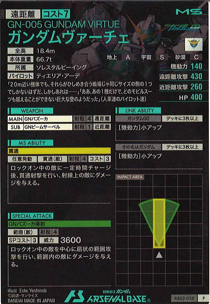 [AB02]ガンダムヴァーチェ【P】AB02-038