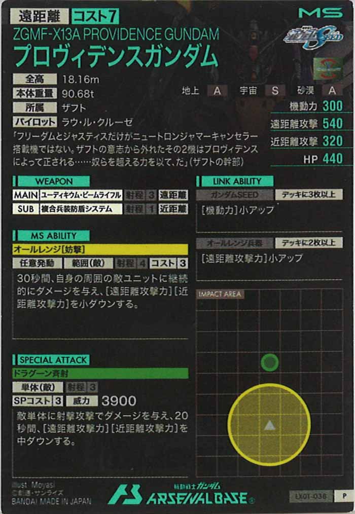 [LX01]プロヴィデンスガンダム【P】LX01-038