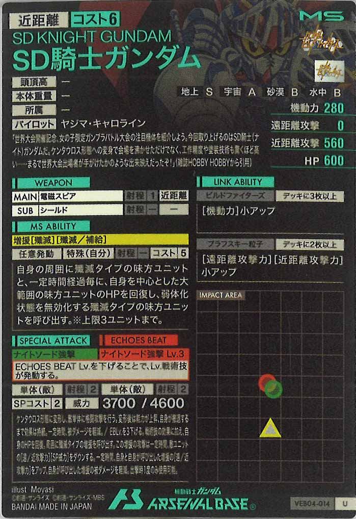 [VEB04]SD騎士ガンダム【U】VEB04-014
