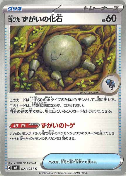 [M5]古びたずがいの化石【C】071/081