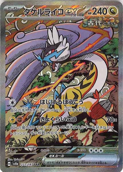 [SV8a]タケルライコex【SAR】222/187