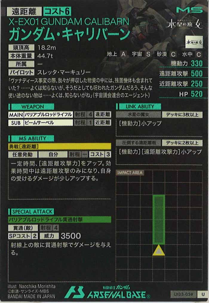 [LX03]ガンダム・キャリバーン【U】LX03-059