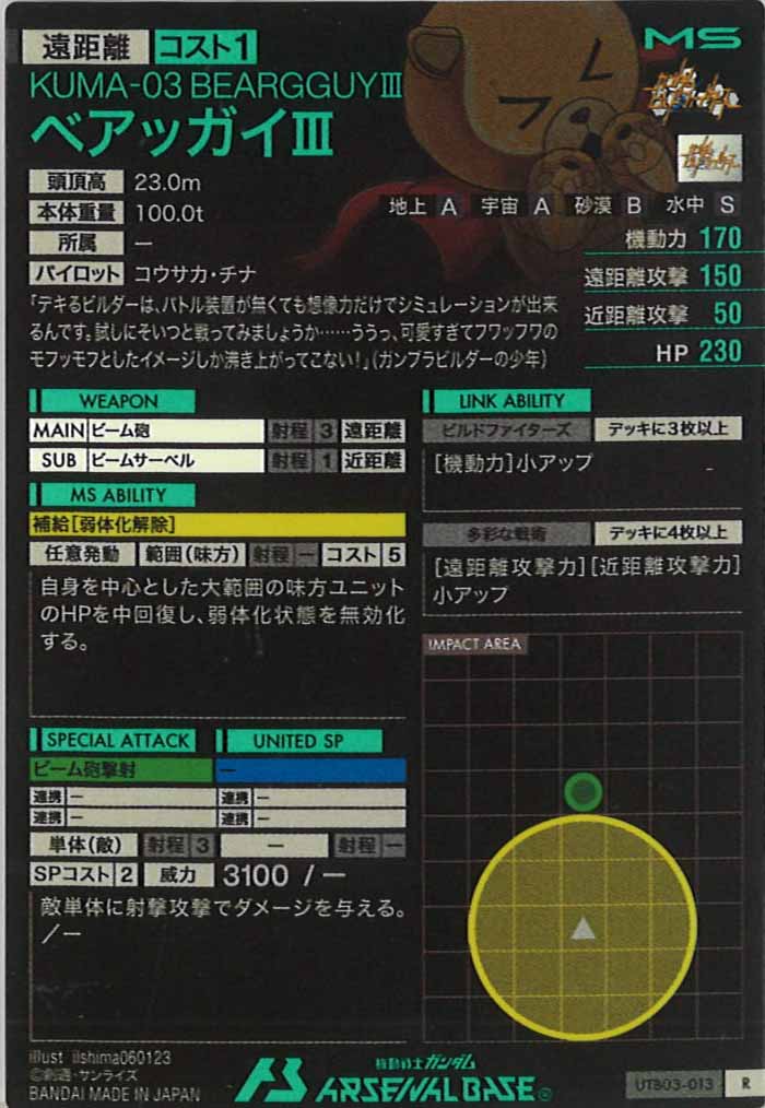 [UTB03]ベアッガイIII【R】UTB03-013