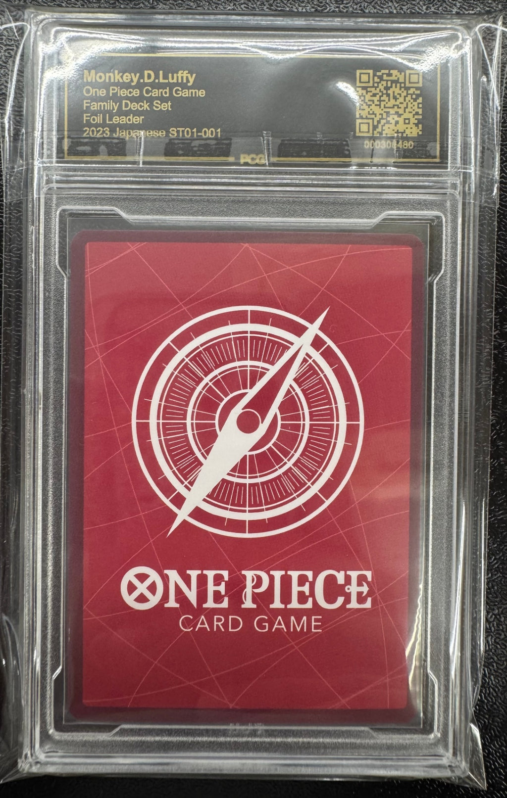 【鑑定品PCG10】[OP_PROMO]モンキー・D・ルフィ(パラレル)【L】ST01-001(ファミリーデッキセット) ITV00QW83A2W