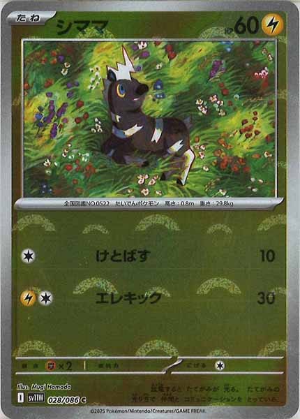 [SV11W]シママ(モンスターボールミラー仕様）【C】028/086