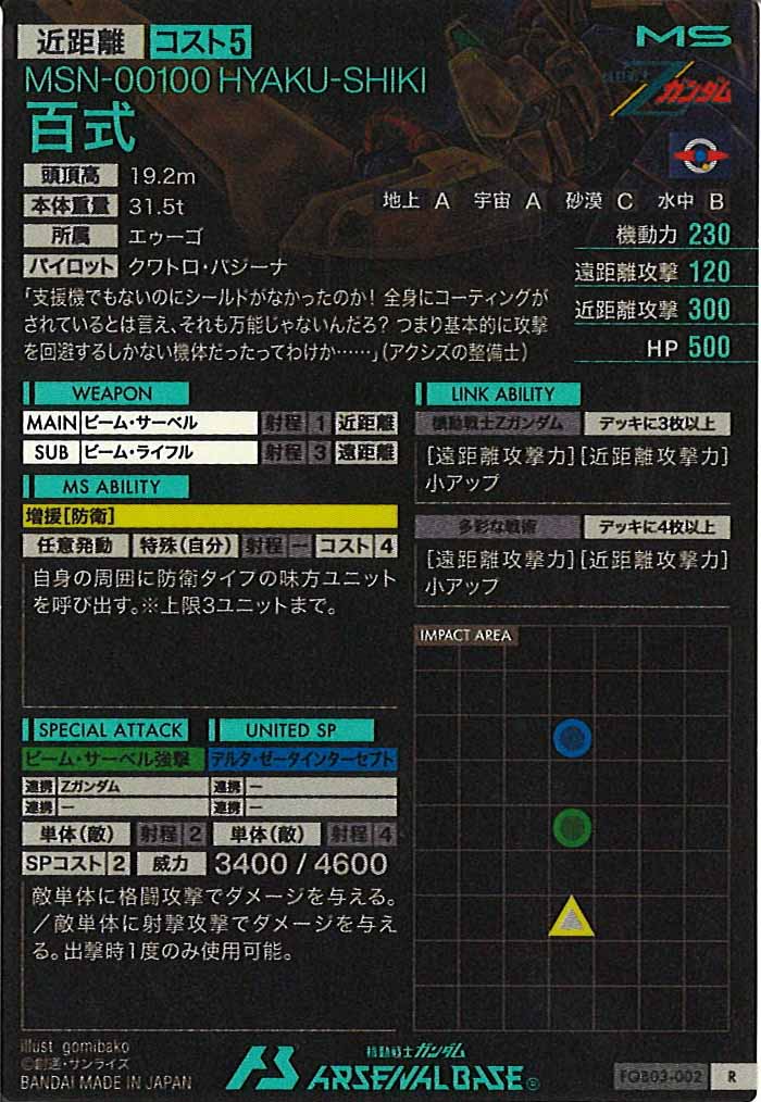 [FQB03]百式【R】FQB03-002