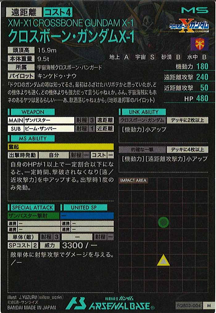 [FQB03]クロスボーン・ガンダムX-1【M】FQB03-004