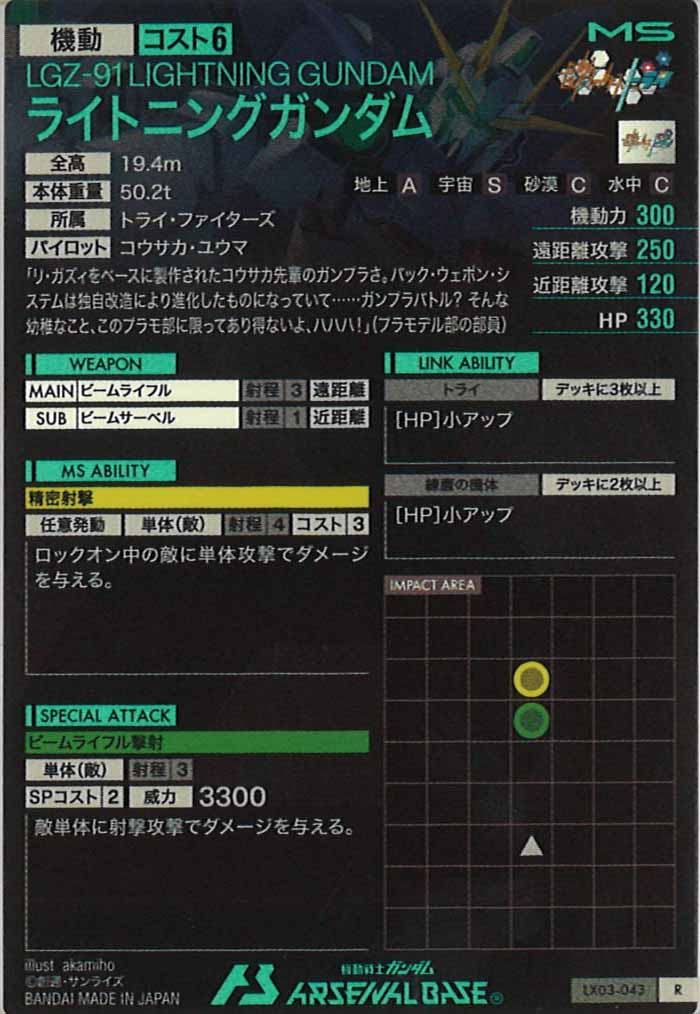 [LX03]ライトニングガンダム【R】LX03-043