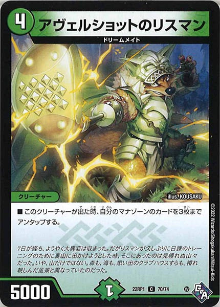 [DM22-RP1]アヴェルショットのリスマン【C】70/74