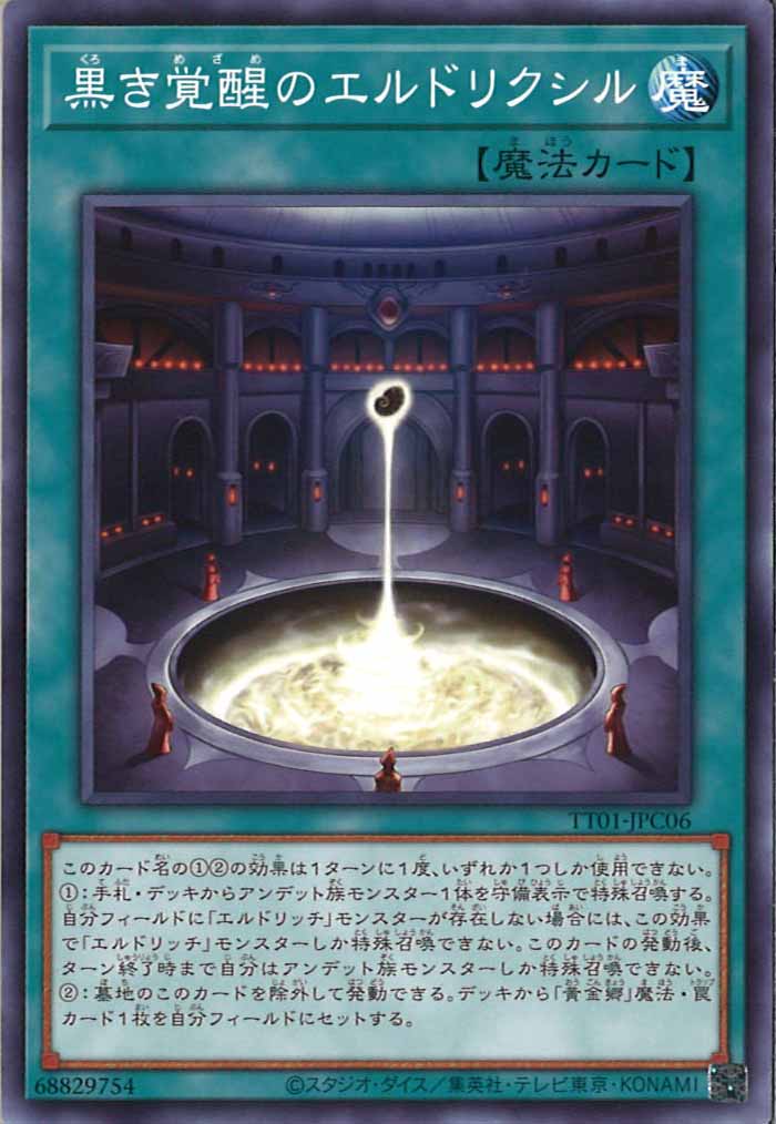 [TT01-JPC]黒き覚醒のエルドリクシル(ノーマル)TT01-JPC06