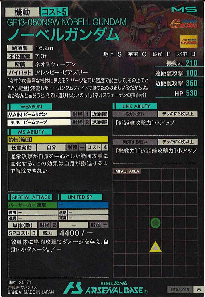[UT06]ノーベルガンダム【M】UT06-018