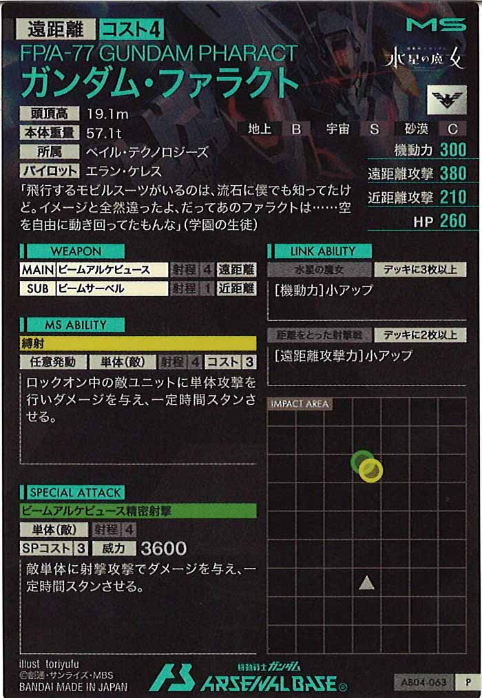 [AB04]ガンダム・ファラクト【P】AB04-063