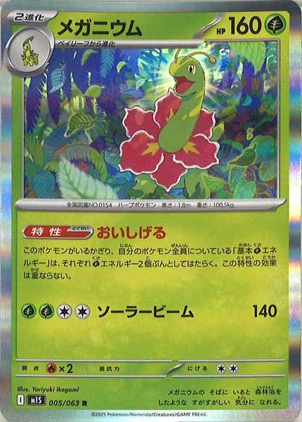 [M1S]メガニウム【R】005/063