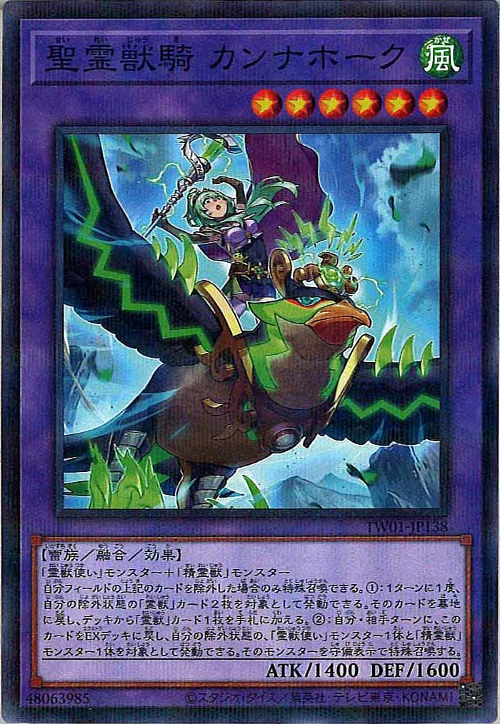 [TW01]聖霊獣騎 カンナホーク（新規イラスト）(ノーマルパラレル)TW01-JP138