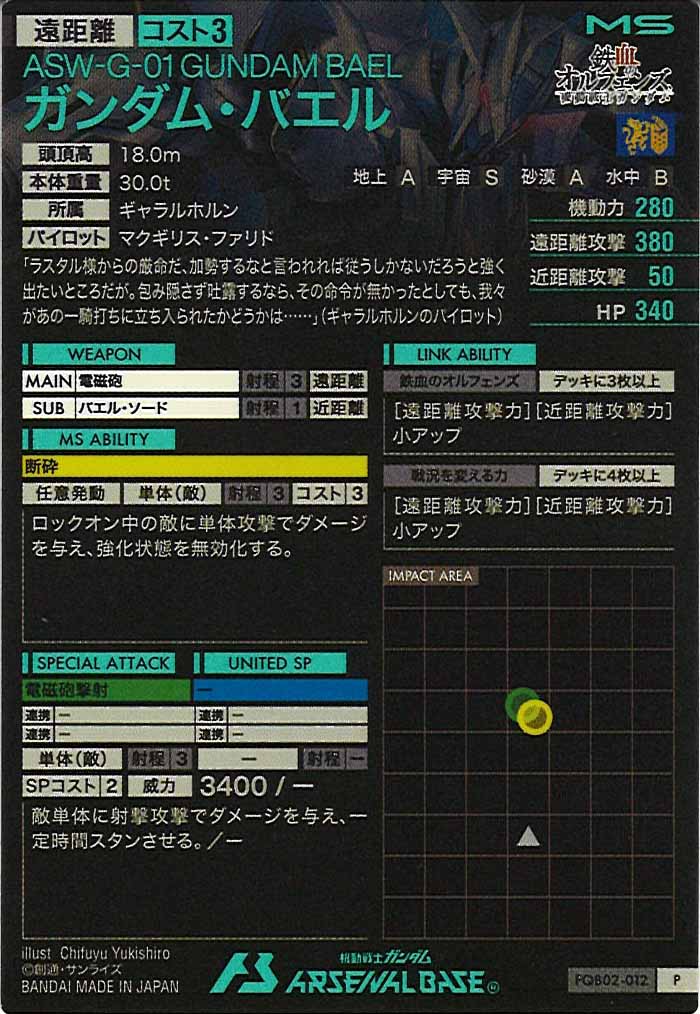 [FQB02]ガンダム・バエル【P】FQB02-012