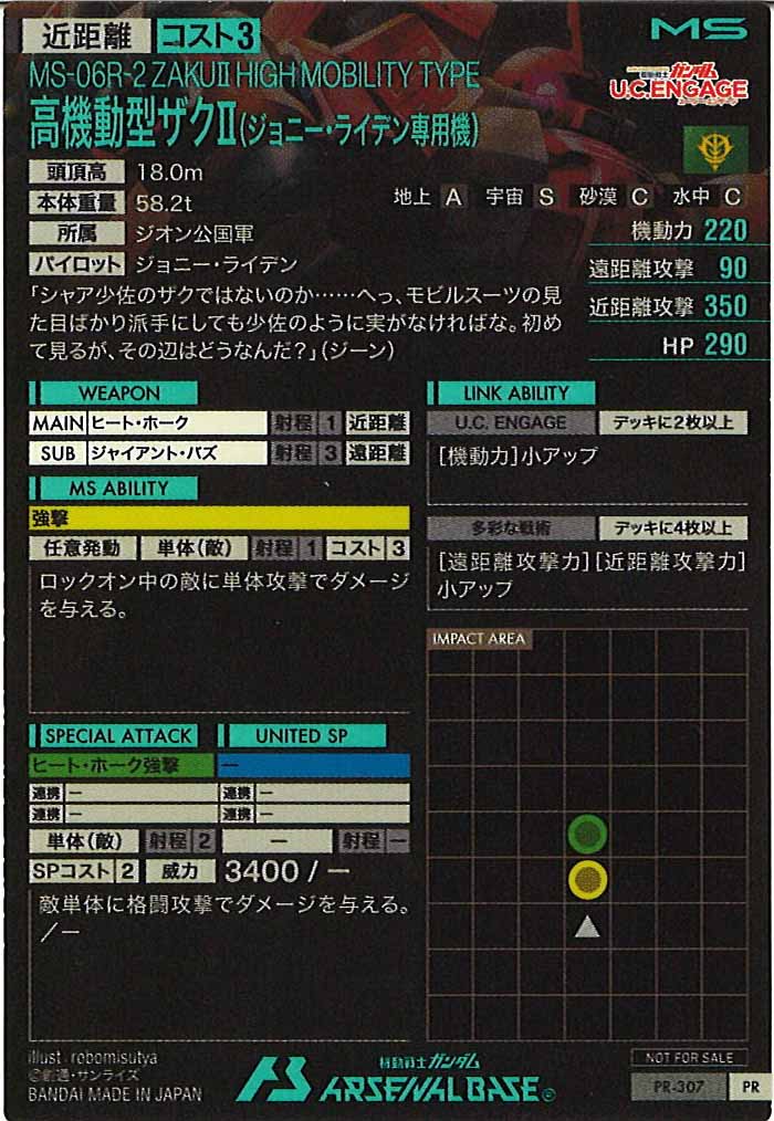 [PR]高機動型ザクⅡ(ジョニー・ライデン専用機)【PR】PR-307