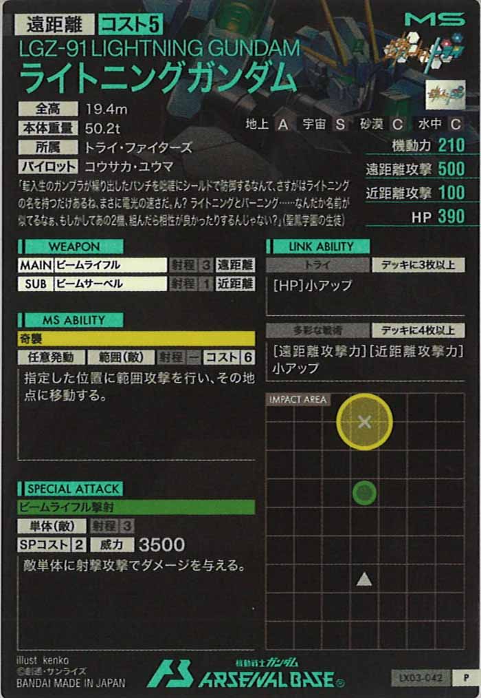 [LX03]ライトニングガンダム【P】LX03-042