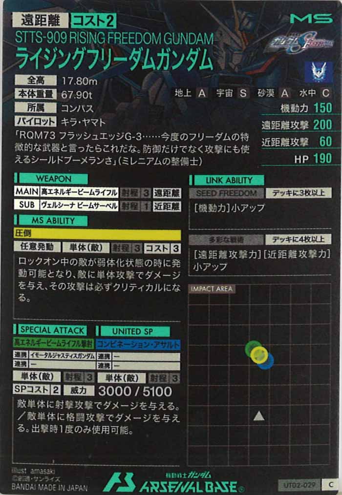 [UT02]ライジングフリーダムガンダム【C】UT02-029