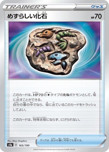 [S4a]めずらしい化石（ミラー仕様）【No mark】165/190