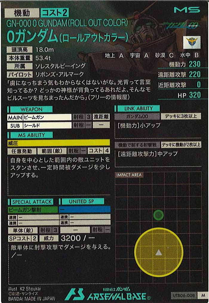 [UTB06]Oガンダム(ロールアウトカラー)【M】UTB06-008