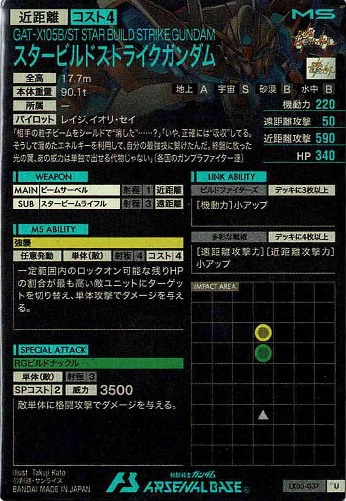 [LX03]スタービルドストライクガンダム【U】LX03-037