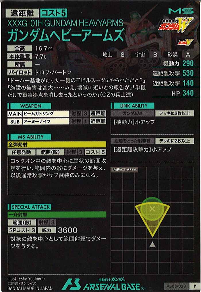[AB03]ガンダムヘビーアームズ【P】AB03-038
