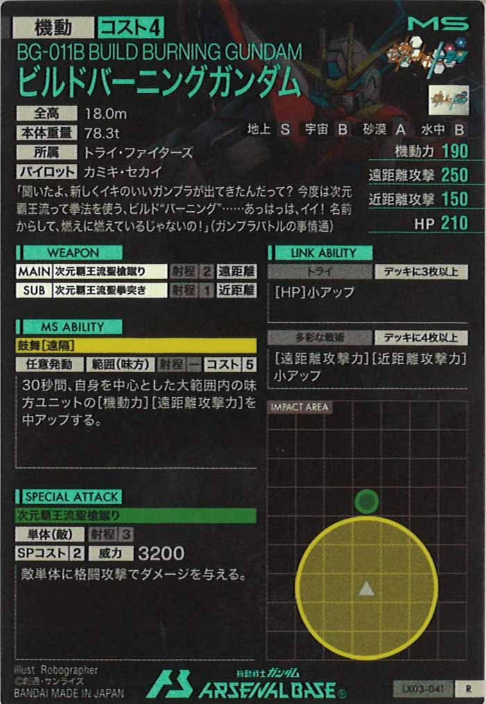 [LX03]ビルドバーニングガンダム【R】LX03-041