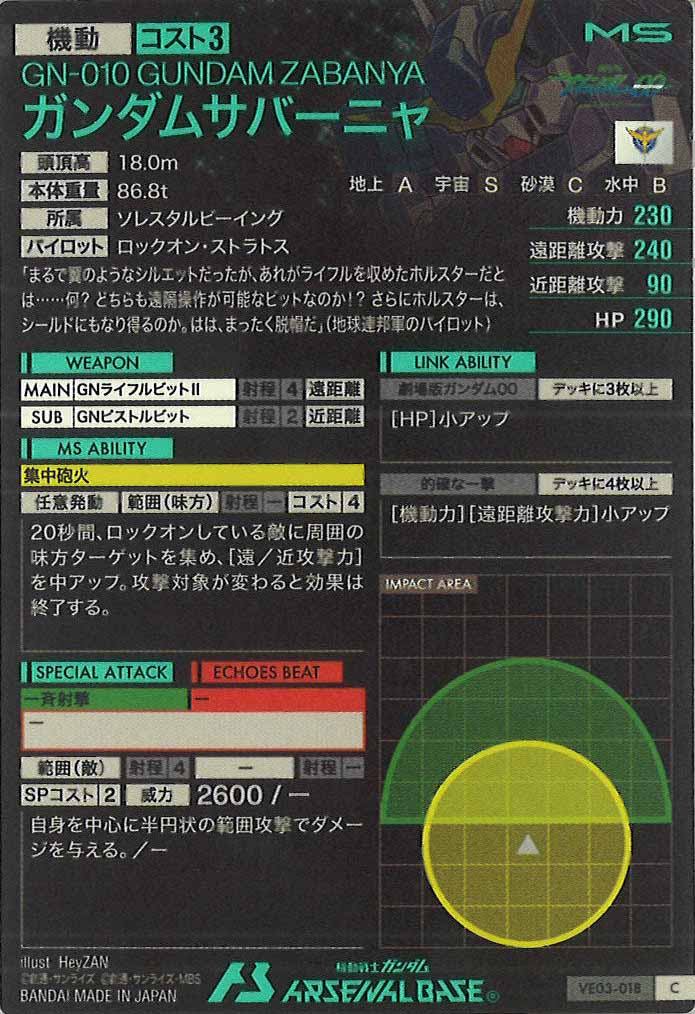 [VE03]ガンダムサバーニャ【C】VE03-018