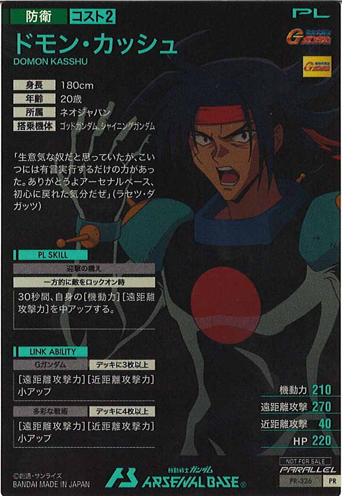 [PR]ドモン・カッシュ(PARALLEL)【PR】PR-326