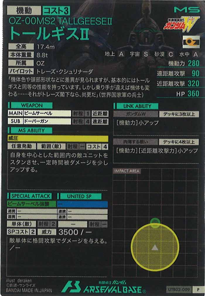 [UTB02]トールギスII【P】UTB02-009