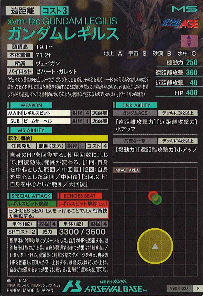 [VE04]ガンダムレギルス【P】VE04-027