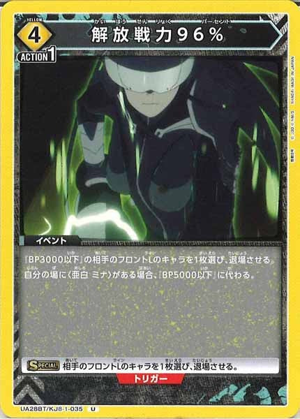 [UA28-BT]解放戦力96％【U】UA28BT/KJ8-1-035
