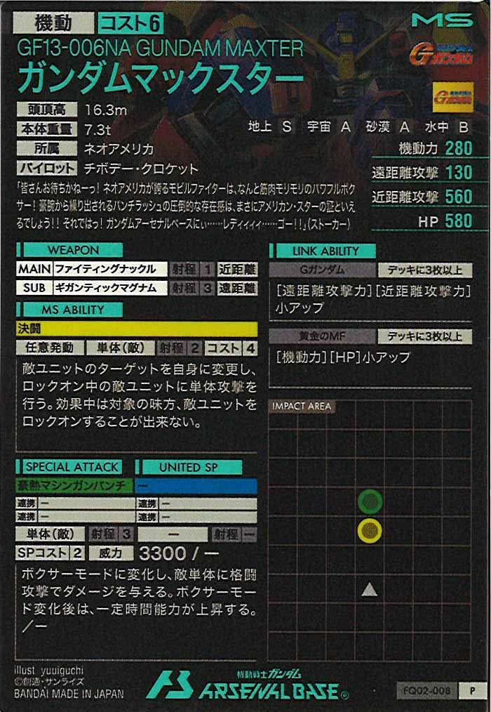 [FQ02]ガンダムマックスター【P】FQ02-008