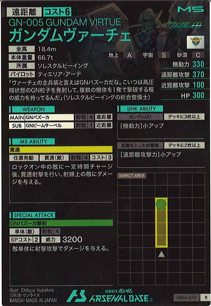 [AB04]ガンダムヴァーチェ【R】AB04-050