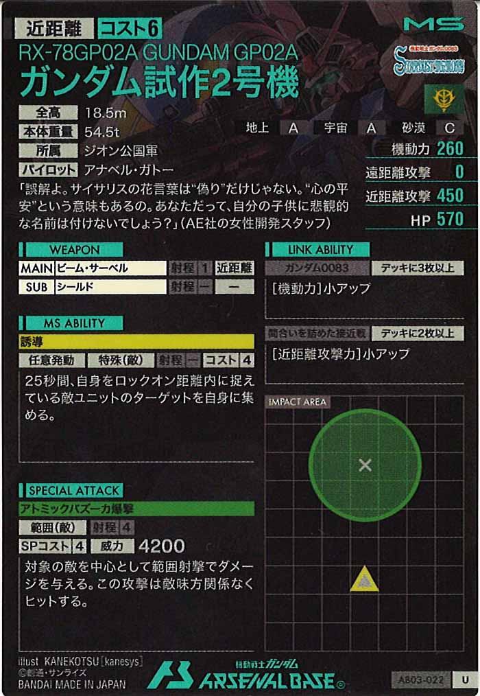 [AB03]ガンダム試作2号機【U】AB03-022