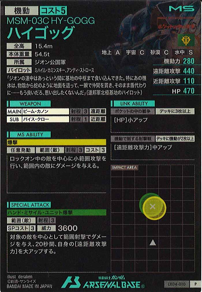 [LX04]ハイゴッグ【P】LX04-010